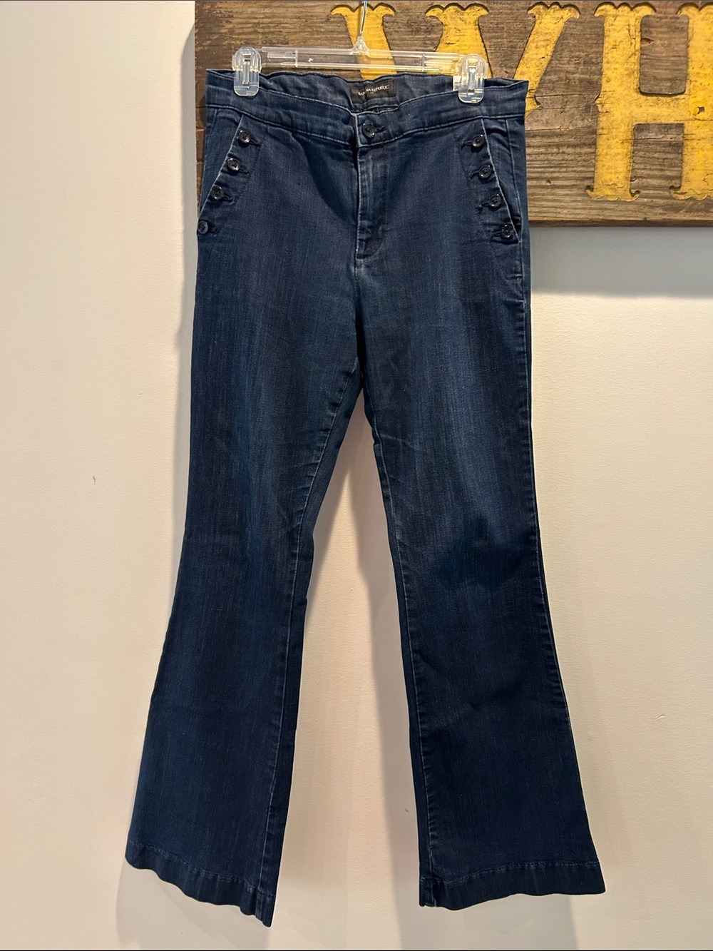 Banana Republic Dark Indigo Flared Jeans